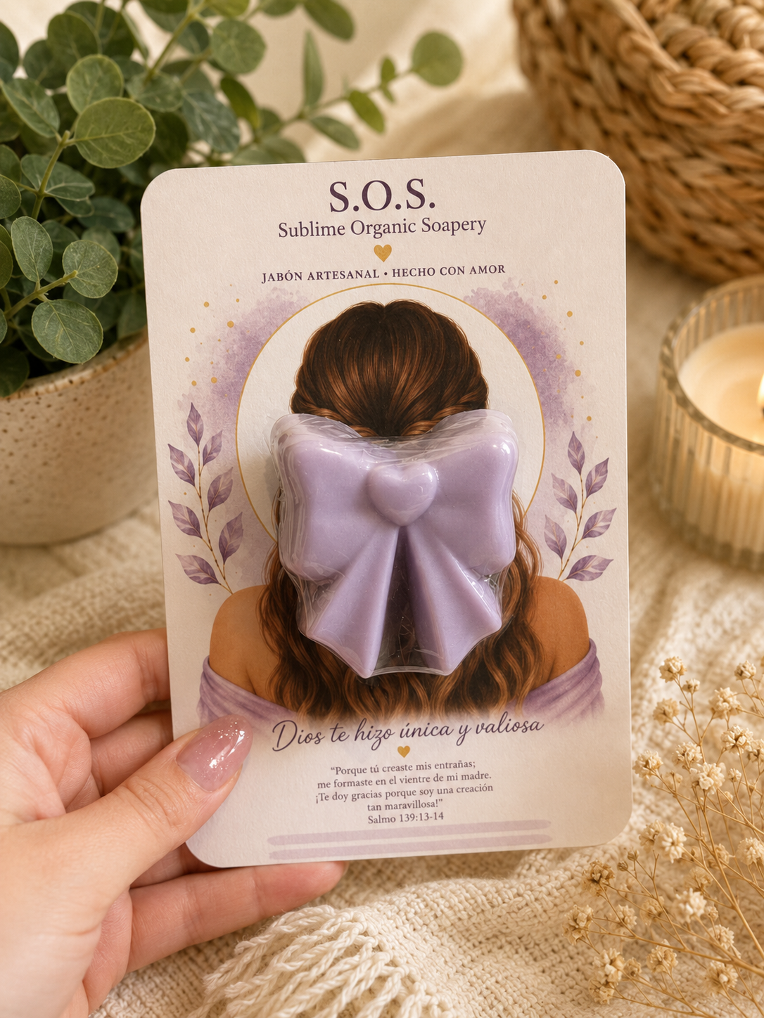 Faith-Inspired Bow Soap Cards