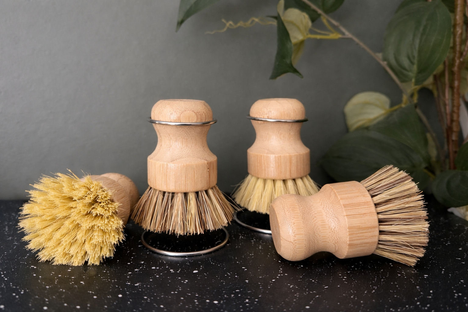 Natural Bamboo Cleaning Brush