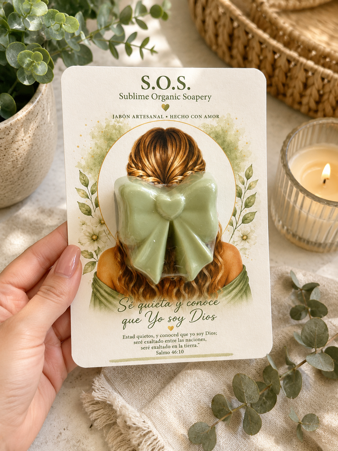 Faith-Inspired Bow Soap Cards