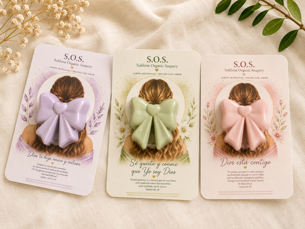 Faith-Inspired Bow Soap Cards