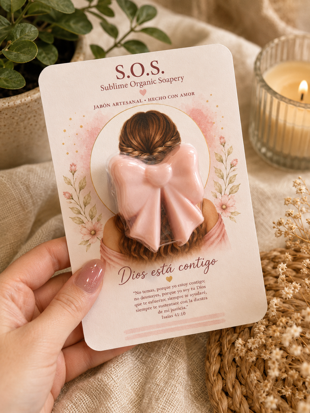 Faith-Inspired Bow Soap Cards